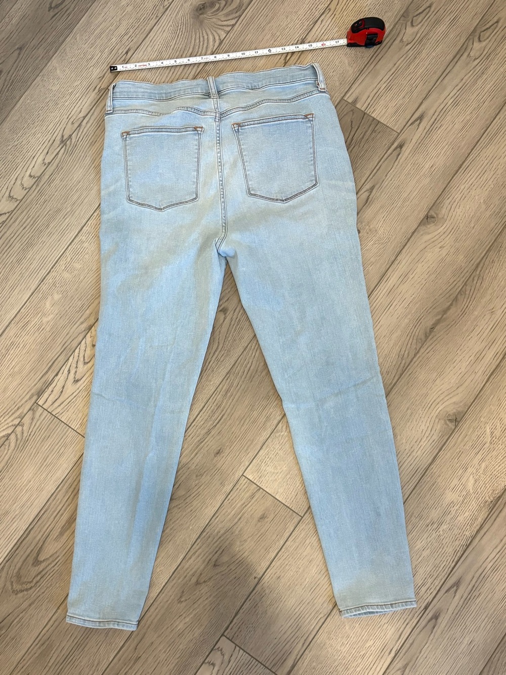 J. Crew Light Blue Mercantile High-Rise Skinny Jeans - Picture 4 of 4